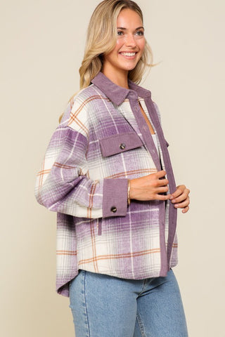 On the Bright Side Plaid Shacket
