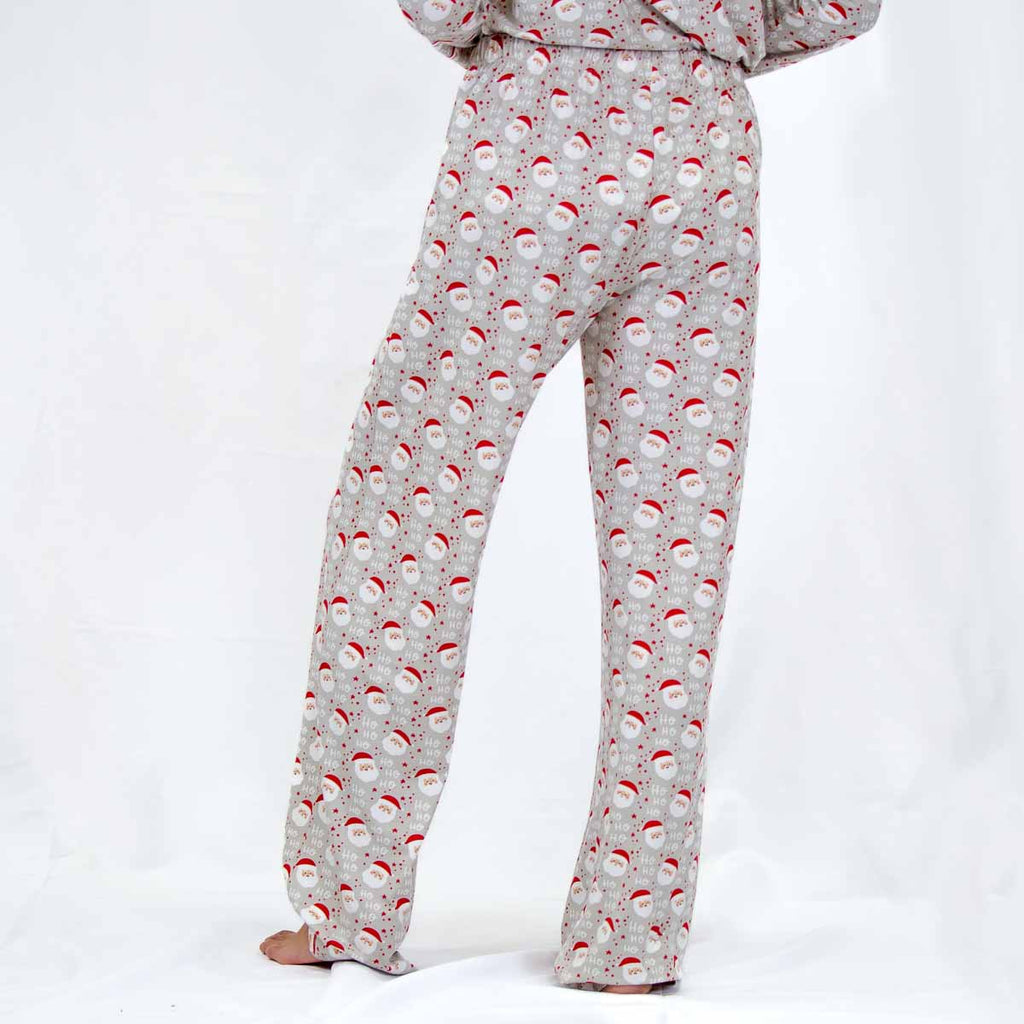 Santa Pajama Pants {Gray Mix}