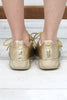 Get Your Shine On Sporty Sneakers {Metallic Gold}