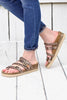 Xtra Platform Toe Strap Sandal {Bronze}