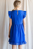 Check Yourself Dress {Royal Blue}