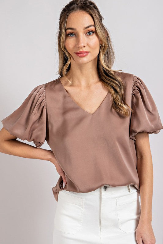 A Little Puff Blouse {Coco}