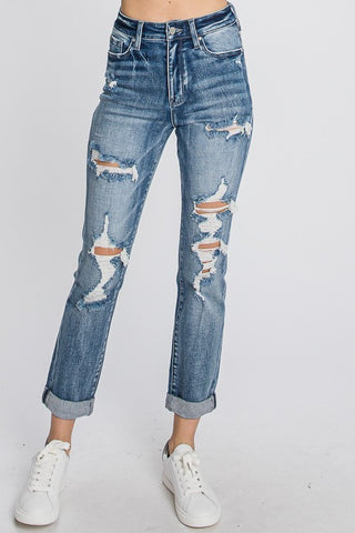 Saylor Solid Skinny Jeans