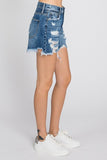 Polly H/R Frayed Hem Shorts