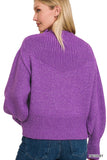 Heather Mock Neck Sweater {H. Violet}