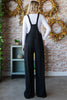 Ribbed Overall Jumpsuit {Black}