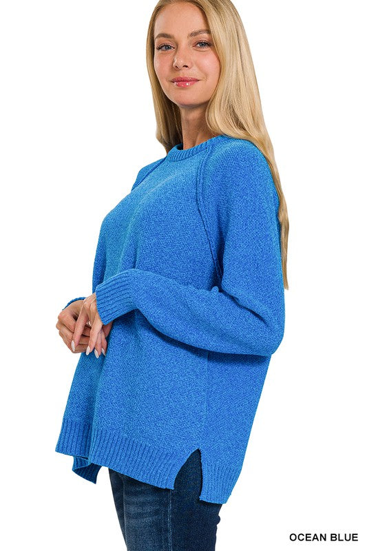 Softest Chenille Sweater {Ocean Blue}