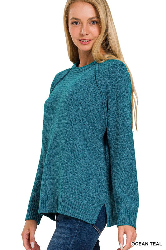 Softest Chenille Sweater {Ocean Teal}