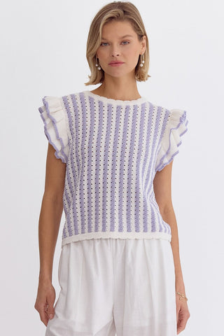 Blocked Stripes Sweater
