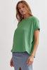 Fallen for You Ribbed Top {Kelly Green}