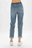 Judy B Denim Joggers {Medium Wash}