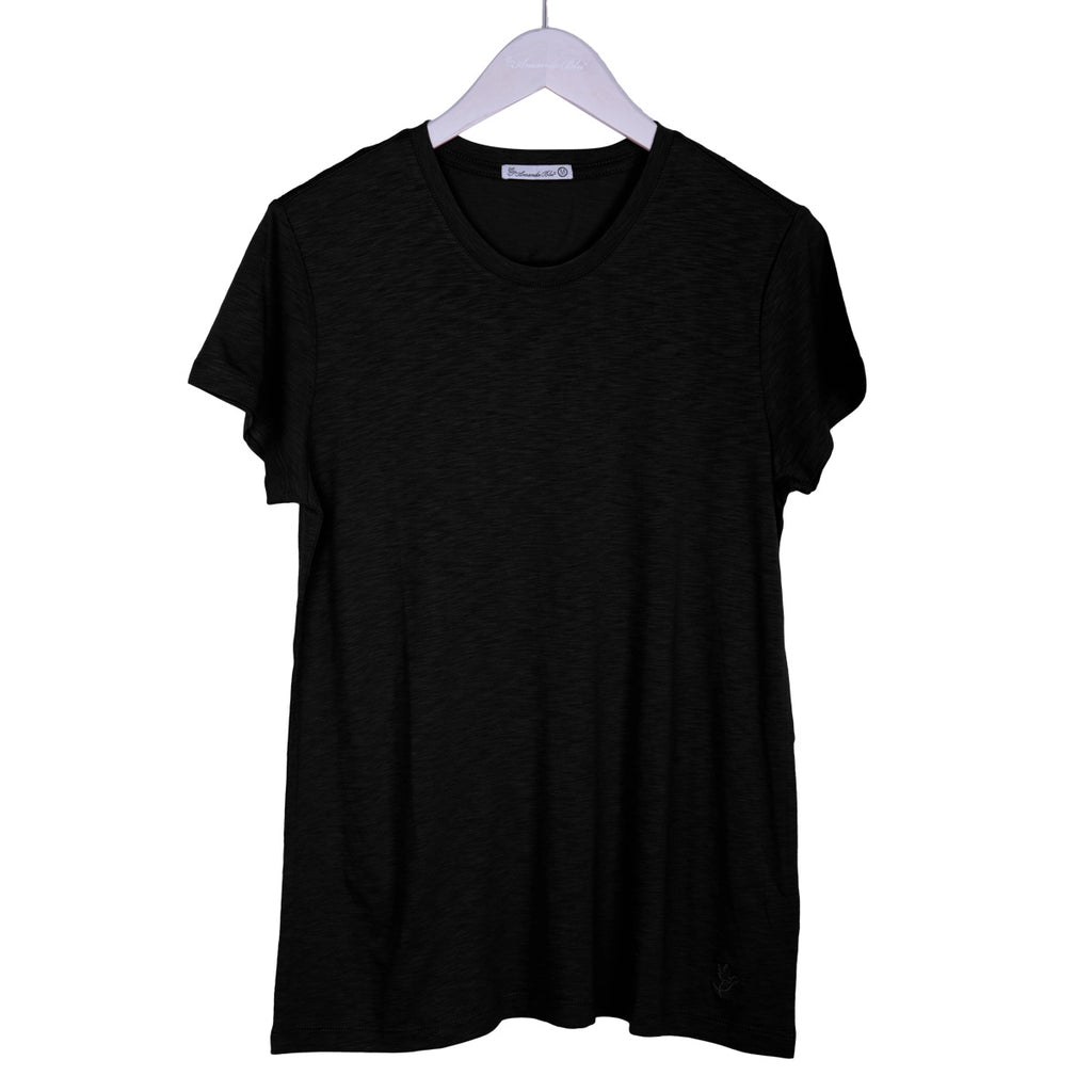 Comfy Luxe Basic Tee {Black}
