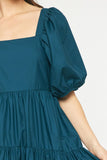 Simplicity Midi Dress {Teal Green}