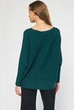 Ribbed Luxury Sweater {Hunter Green}