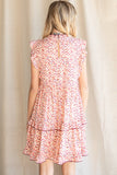 Colorfully Abstract Dress {Peach Mix}