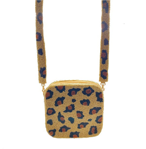 Chenille Leopard Pom Pom Beanie {Multiple Colors}