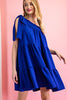 One Shoulder Layered Dress {Royal Blue}