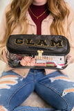 GLAM Chenille Patch Black / Clear Bag