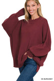 Easy Street Sweater {Dk. Burgundy}