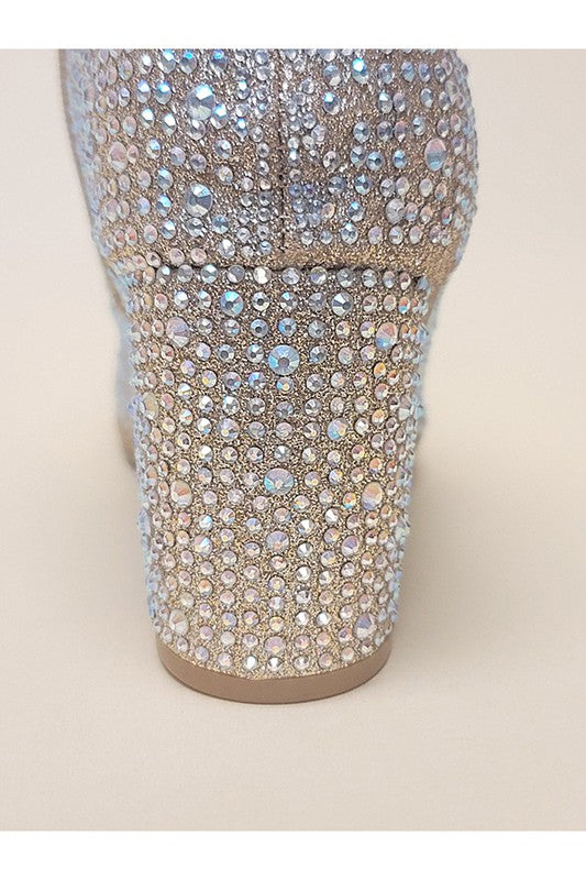 Ice Ice Baby Bling Bootie {Champagne}