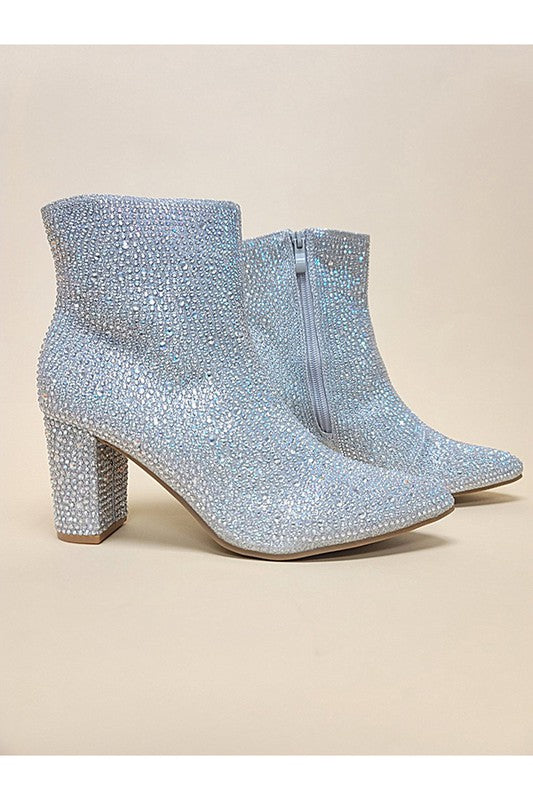 Ice Ice Baby Bling Bootie {Silver}