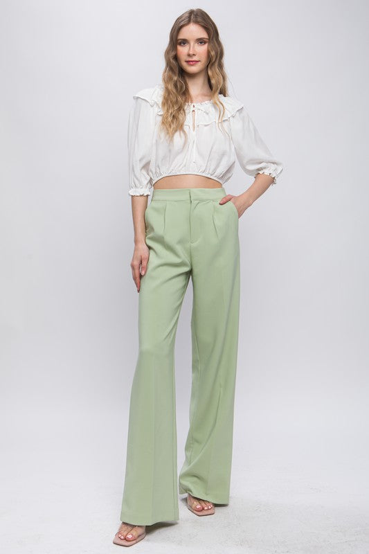 Business as Usual Pants {Celery}