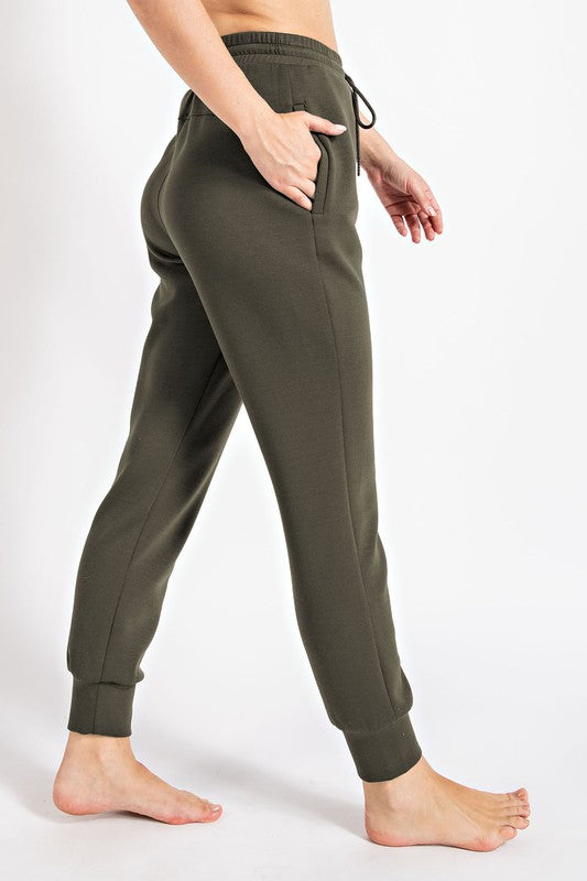 Buttery Soft Ponti Joggers {Olive}