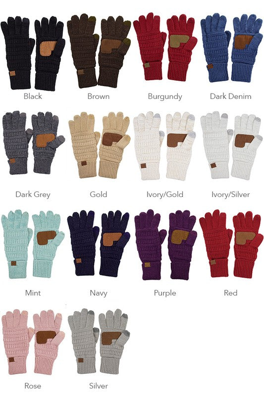 C.C. Touch Screen Gloves {Mult. Colors}