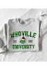 Whoville University Varsity Sweatshirt {Ash}