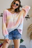 Pastel Multi V-neck Sweater