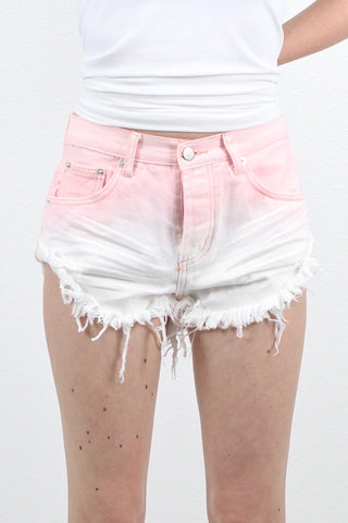 Daisy High-Rise Destroyed Denim Shorts {L. Wash}
