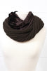 C.C. Knit + Crushed Velvet Infinity Scarf (MORE COLORS)