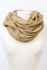 C.C. Knit Solid Infinity Scarf (MORE COLORS)