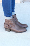 Glorious Braided Strap + Ring Bootie {Taupe} - The Fair Lady Boutique - 3