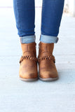 Glorious Braided Strap + Ring Bootie {Tan} - The Fair Lady Boutique - 2