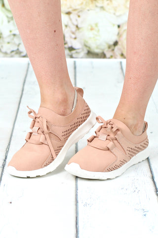 Not Rated: Nude Carmel Flatform Sneaker Sandal