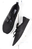 Not Rated: Marie Perforated Memory Foam Sneakers {Black}