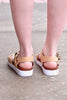 Not Rated: Nude Carmel Flatform Sneaker Sandal