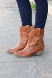 Very Volatile: Markie Western Bootie {Tan} - The Fair Lady Boutique - 2