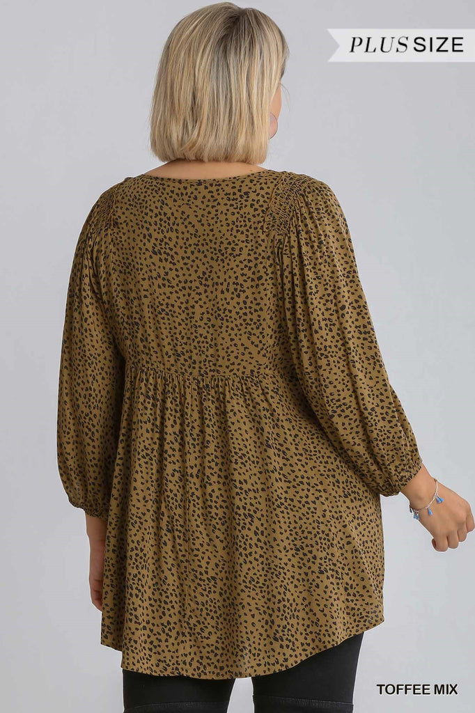 Jungle Fever Blouse {Toffee Mix}