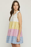 Pastels Color Block Dress