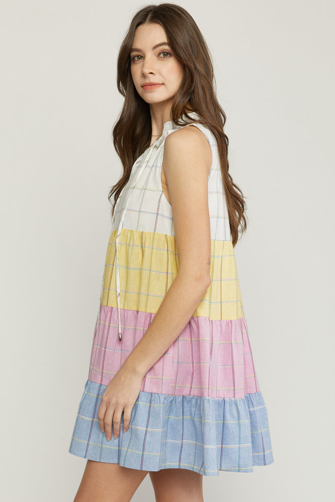 Pastels Color Block Dress