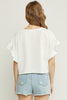 Draw Me Up Blouse {White}