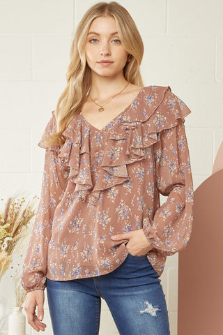 Freely Yours Babydoll Blouse {Natural}