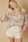 Wild for You Blouse {Natural}