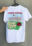 Arkansas Razorback Football Gameday T-shirt {White}