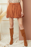 Blissful Skirt w/ Hidden Shorts {Rust}