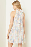 Painted Watercolor Dress {Lilac Peach}