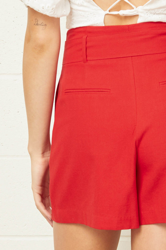 Down to Business Shorts {Red}